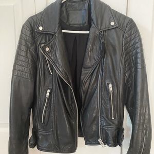 All Saints Leather biker jacket